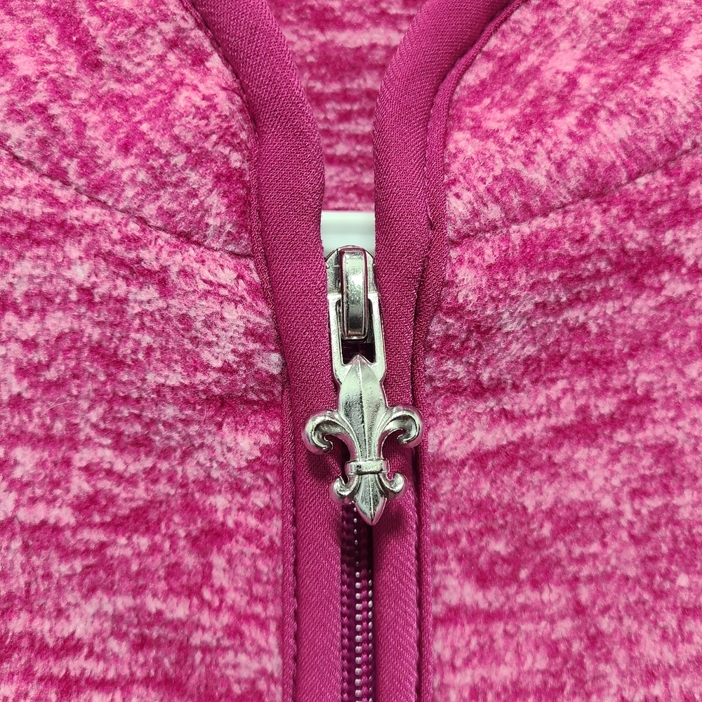 Susan Graver Fuchsia Zip-Up Vest - Picture 3 of 9